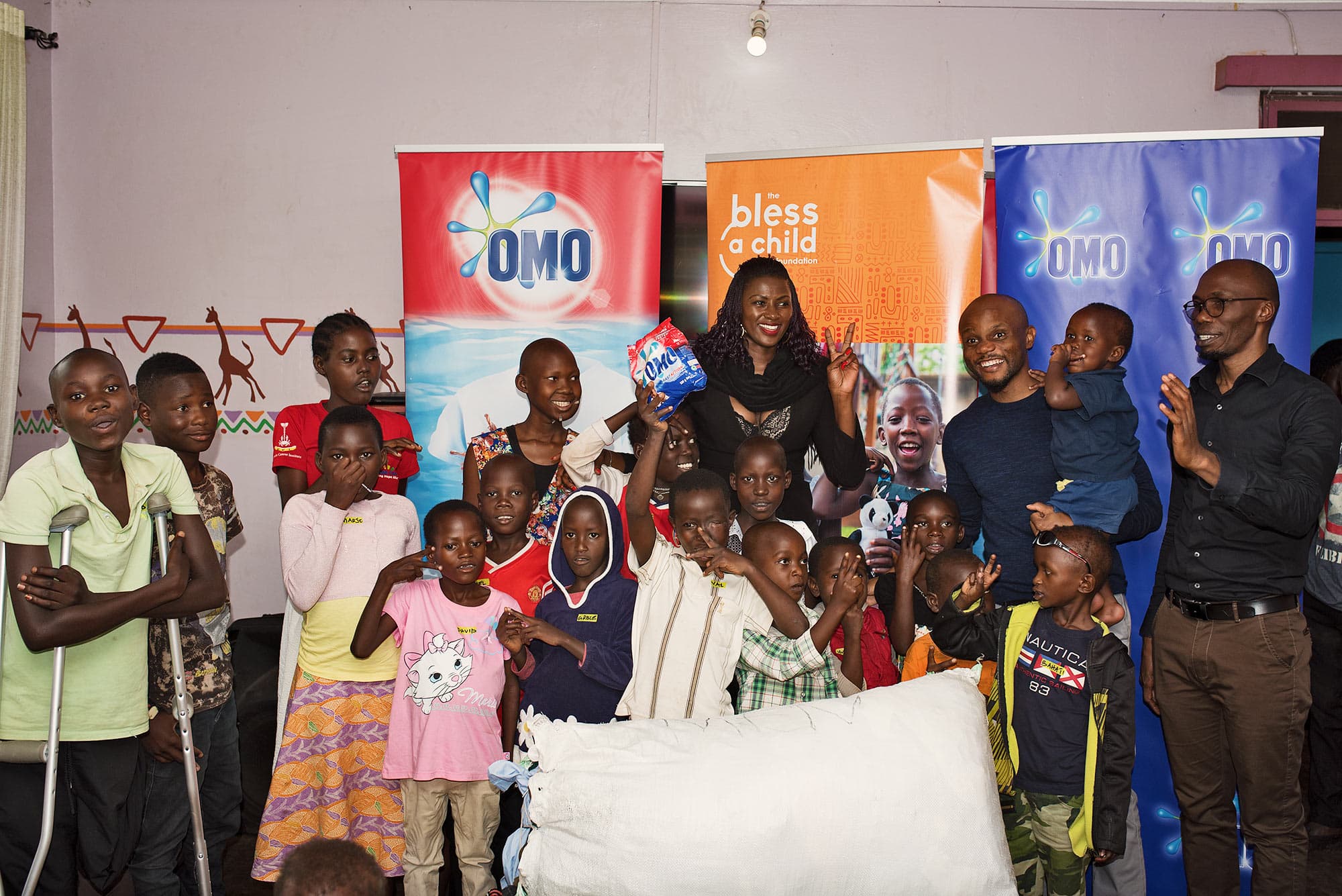 unilever donation and visit.